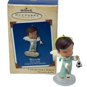 Hallmark 2002 Mary’s Angels Willow #15 Ornament by Robert Chad Peace Love Joy